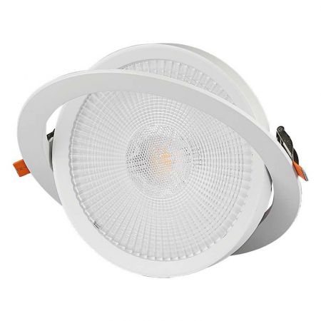 PANOU LED UNGHI REGLABIL 10W 6400K ALB RECE [3]