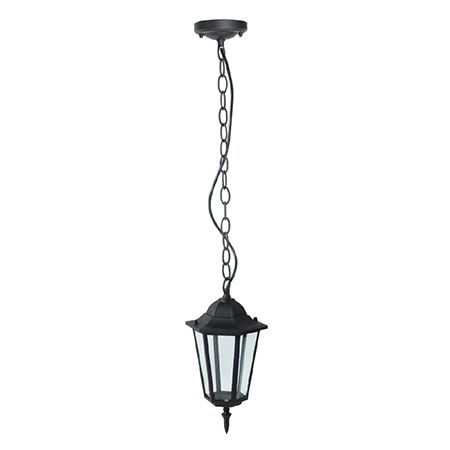 Corp iluminat exterior casa / gradina - PENDUL EXTERIOR IP44 E27, NEGRU MAT