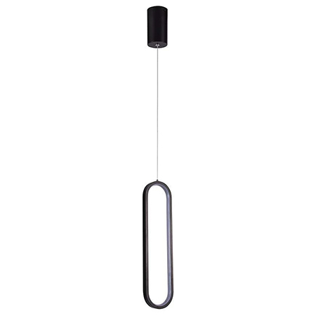 Candelabre - PENDUL TAVAN 9W 4000K - NEGRU