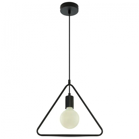 Pendul tavan max E27 60W IP20 model geometric - negru mat - V-TAC [1]