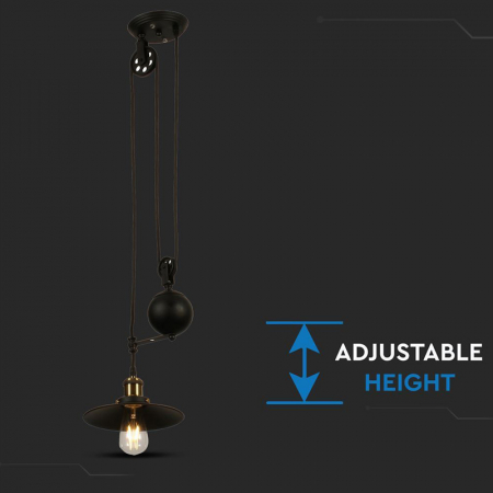 Pendul tavan model reglabil 60cm - 160cm - V-TAC [4]