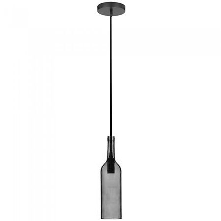 ILUMINAT INTERIOR - Pendul tavan model sticlă vin culoare gri deschis