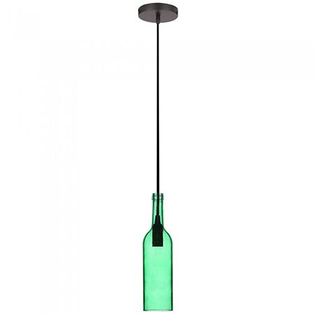 ILUMINAT INTERIOR - Pendul tavan model sticlă vin culoare verde - V-TAC