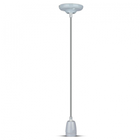Pendul tavan portelan soclu E27 - gri - V-TAC [1]