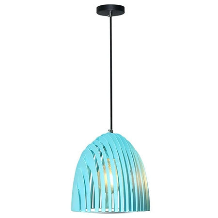 ILUMINAT INTERIOR - Pendul tavan soclu E27 - albastru - V-TAC