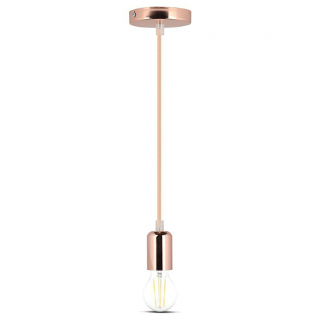 Pendul Tavan soclu E27 metal gold rose - V-TAC [2]