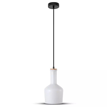 ILUMINAT INTERIOR - Pendul tavan sticlă E27 max 60W - alb