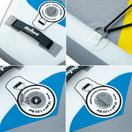 PLACA GONFLABILA STAND UP PADDLE SUP REBEL ACTIVE (RBA-4500-WH) [8]