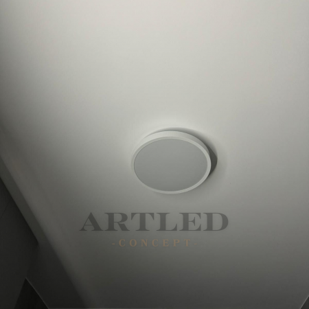 Plafoniera 24w ip44 4000k alb neutru - alb [2]