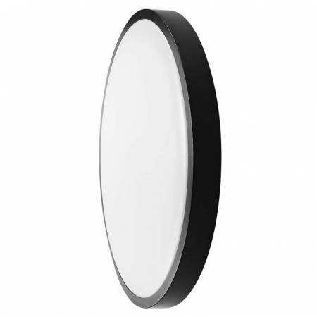 Plafoniera LED, 18W, IP44, cu senzor, 4000K, alb neutru, negru, V-TAC, SKU-76691 [1]