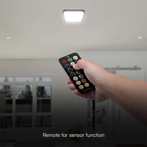 PLAFONIERA LED 18W IP44 CU SENZOR 4000K CIP SAMSUNG - NEGRU [6]