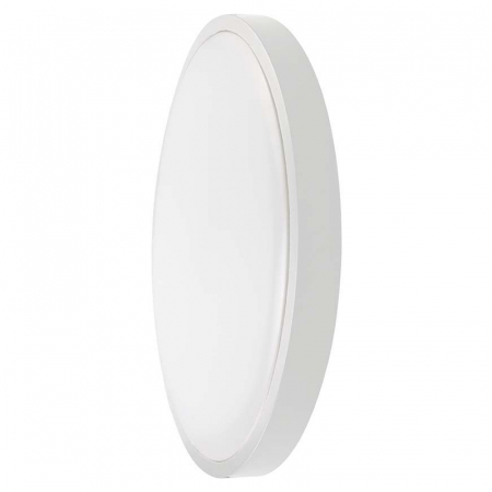 PLAFONIERA LED 18W IP44 CU SENZOR 6500K ALB RECE - ALB [1]