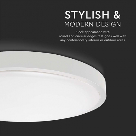 PLAFONIERA LED 24W 3000K IP44 CU SENZOR DE MISCARE [5]