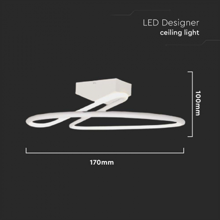 Plafoniera LED 24W 3in1 - alb [2]