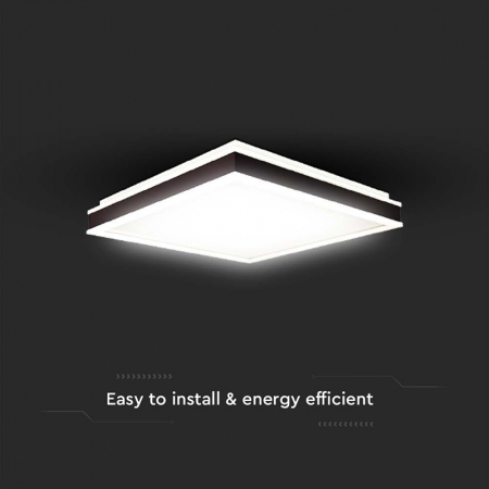 Plafoniera led 24w 3in1 - negru [4]