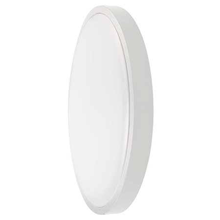 Aplice si plafoniere - Plafoniera led 24w ip44 4000k alb neutru - alb