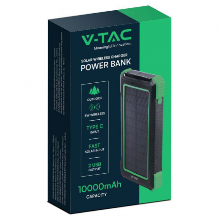 POWER BANK 10000MAH CU INCARCARE SOLARA [2]