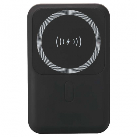 POWER BANK 10000MAH CU INEL MAGNETIC INCARCARE WIRELESS - NEGRU [6]