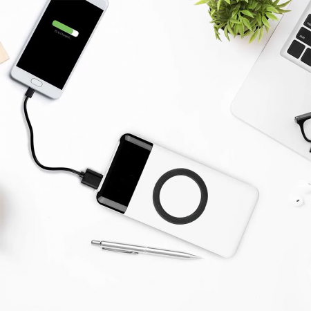 POWER BANK 10000MAH INCARCARE WIRELESS - ALB [8]