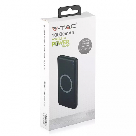 POWER BANK 10000MAH INCARCARE WIRELESS - NEGRU [5]