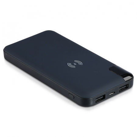 POWER BANK 8000MAH INCARCARE WIRELESS - ALBASTRU [10]