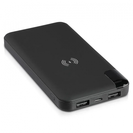 Power bank 8000mah incarcare wireless model stand negru V-tac [10]