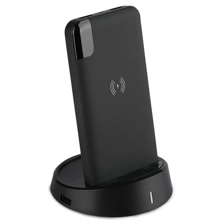Power bank 8000mah incarcare wireless model stand negru V-tac [8]
