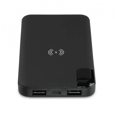 Power bank 8000mah incarcare wireless model stand negru V-tac [12]