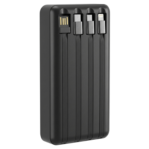 POWER BANK CU INCARCARE SOLARA 20000MAH - NEGRU [2]