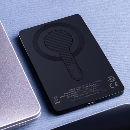 POWER BANK WIRELESS CU PRINDERE MAGNETICA 20W PD 5000MAH [7]