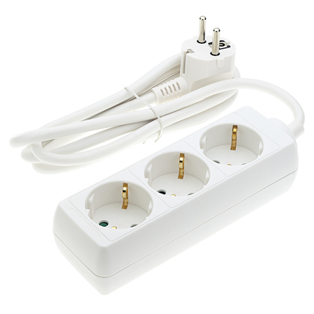 Prelungitoare/Role - PRELUNGITOR 3 CAI 1.5M(3G1MM) 16A ALB
