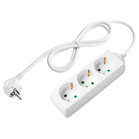 PRELUNGITOR 3 CAI 3M(3G1.5MM) 16A MAX 3500W ALB [2]