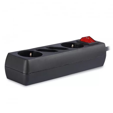 PRELUNGITOR 4 CAI CU INTRERUPATOR 1.5M( 3G1.5MM2) NEGRU [3]