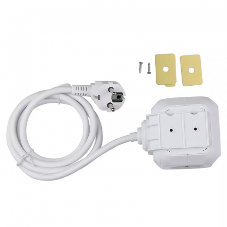 PRELUNGITOR CUBIC 3X1.5MM 1.4M 4 CAI 16A + 2 USB 2.1A [4]