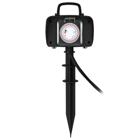 Prelungitoare/Role - PRELUNGITOR IP44 CU TARUS 2 CAI 1.5M(3G1.5MM2 - NEGRU