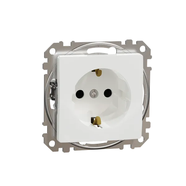 Schneider Sedna Design - Priza schuko simpla Schneider Sedna alb SDD111021