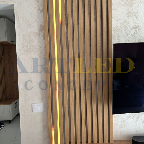 Profil Aluminiu Aplicat pentru Bandă LED, 2m, 17.2mm x 15.5mm, corp argintiu, capac mat, V-TAC, SKU-3366 [4]
