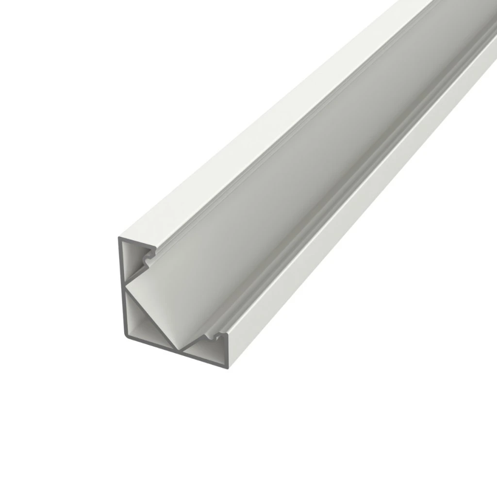 Profil Aluminiu de colț AURIU / CHAMPAGNE, aplicat pentru bandă LED  2m [5]