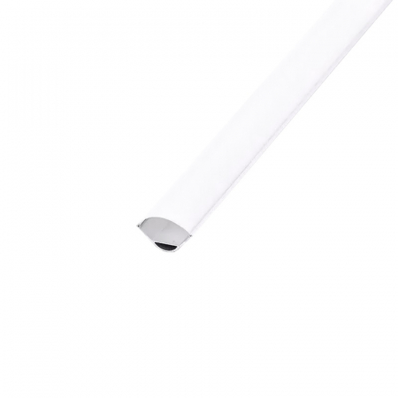 Profil aluminiu pentru banda led pentru colt rotund,  montaj unghi 90GR, 2 Metri, Capac MAT, V-TAC [1]