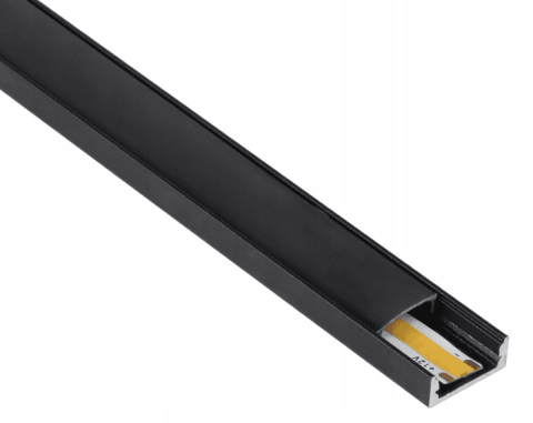 Profil banda led aplicat negru, 2 metri [2]