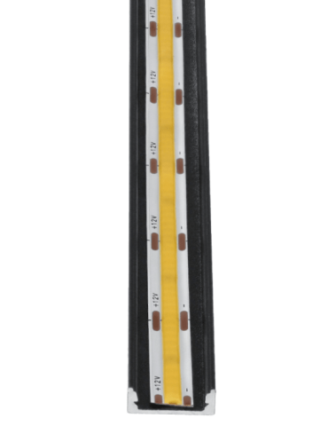 Profil banda led aplicat negru, 2 metri [4]
