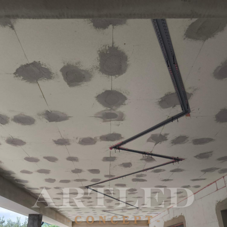 Profil aluminiu pentru banda LED incastrat pentru rigips 2M IP20 V-TAC 3359 [4]