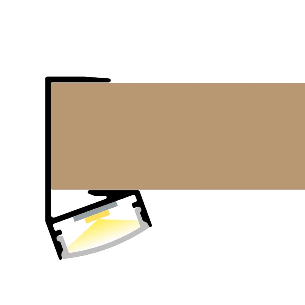 Profil  banda led pentru mobila 2 metri [4]