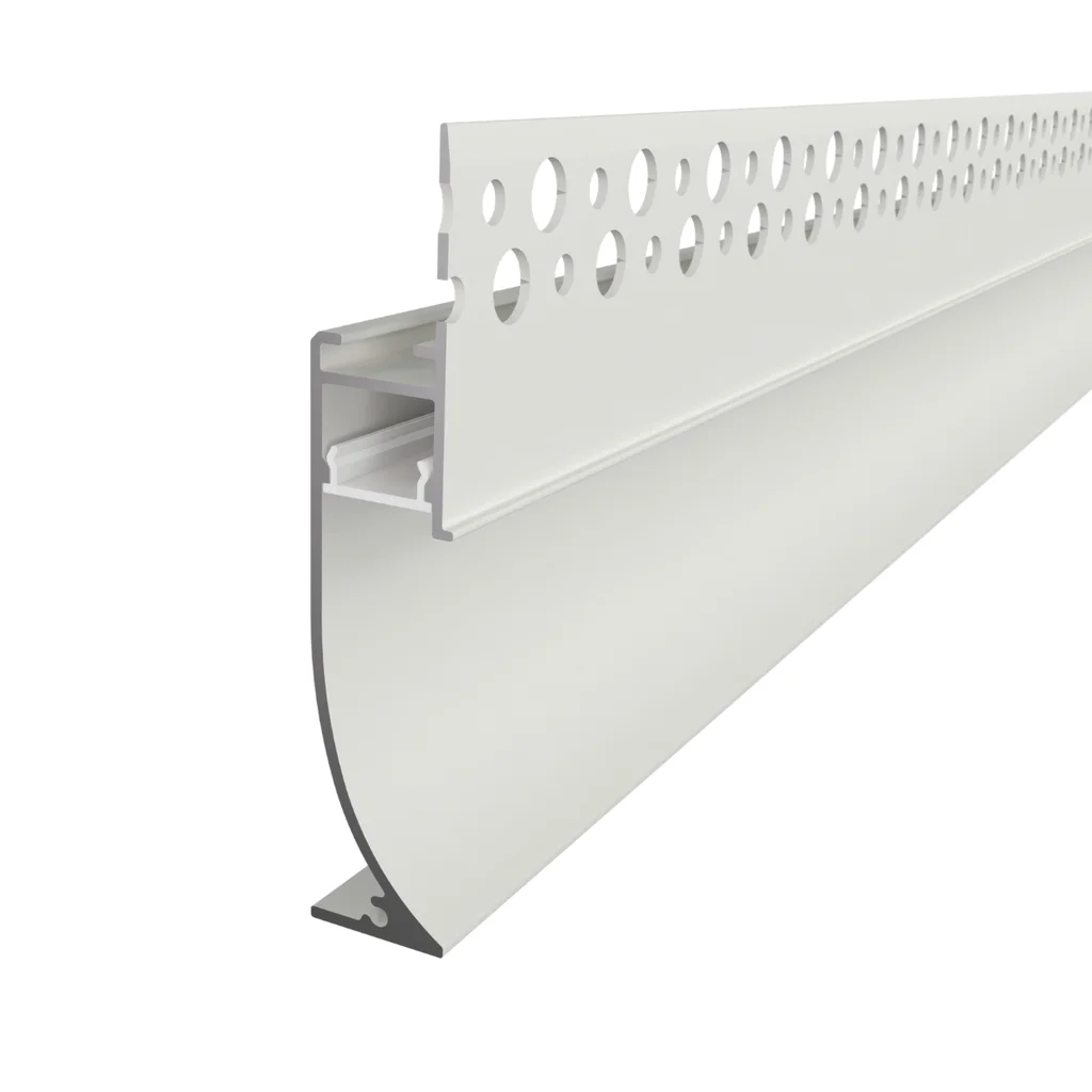 Profil LED plinta SHADOW GAP alb, 2 metri [1]
