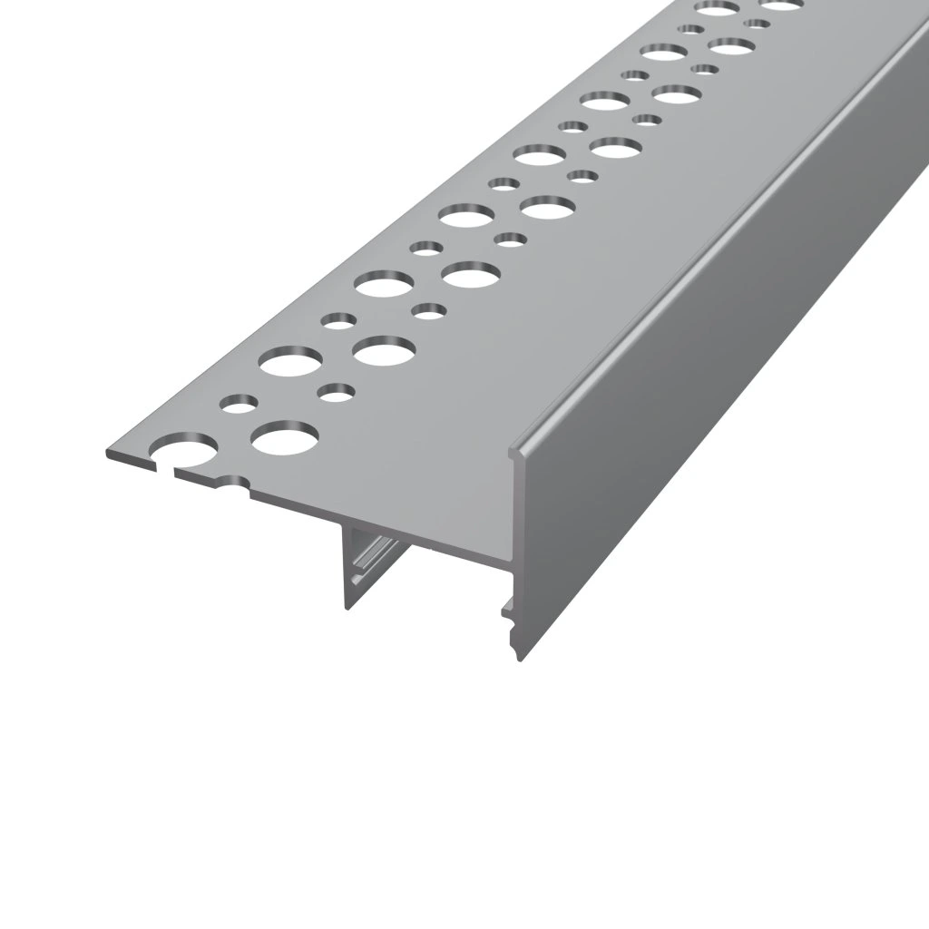 Profil LED aluminiu negru pentru trepte, scari gresie 2 metri [4]