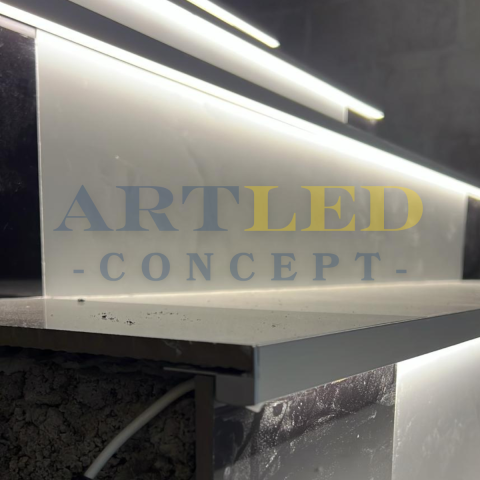 Profil LED aluminiu pentru trepte scări gresie 2metri [5]