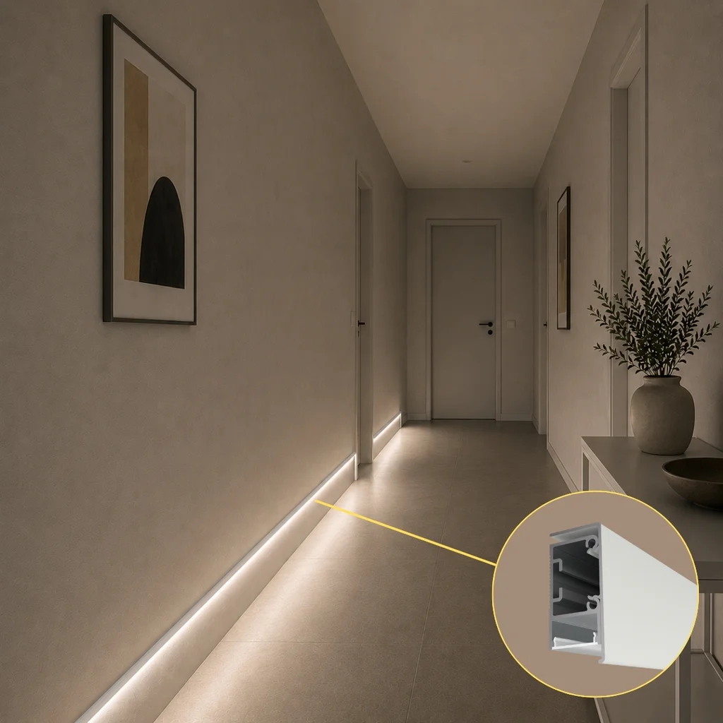 Profil LED din aluminiu 2 m pentru iluminare indirectă [5]