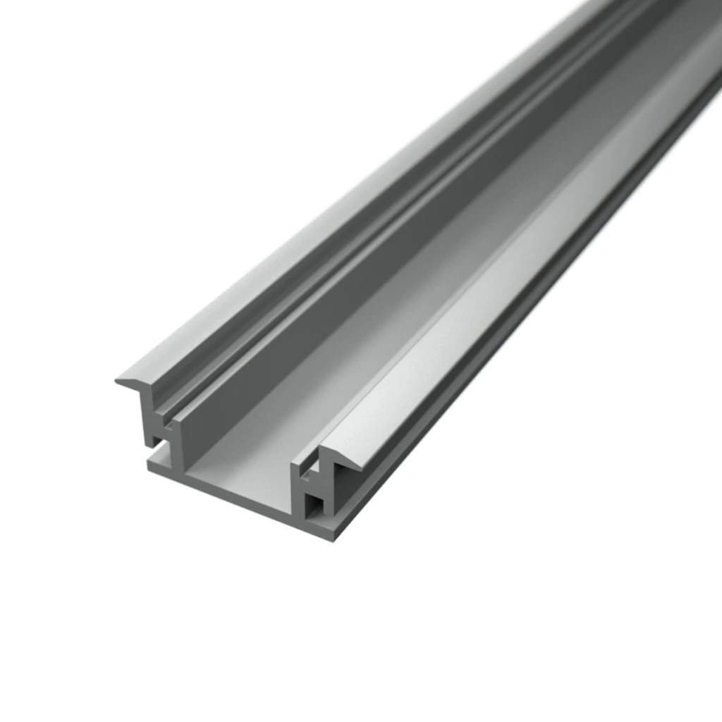 Profile Banda Led - Profil banda led de pardoseala incastrat gri 2 metri