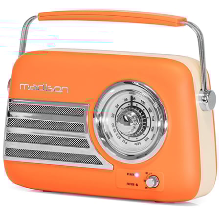 Radio/Playere/Boxe Multimedia Bluetooth - RADIO FM PORTABIL NOSTALGIA 30W CU FUNCTIE OR-MAT