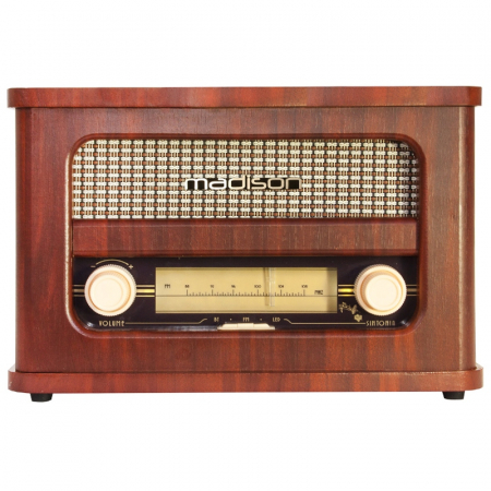 Radio Retro Lemn, FM, Bluetooth, Acumulator, Madison [3]
